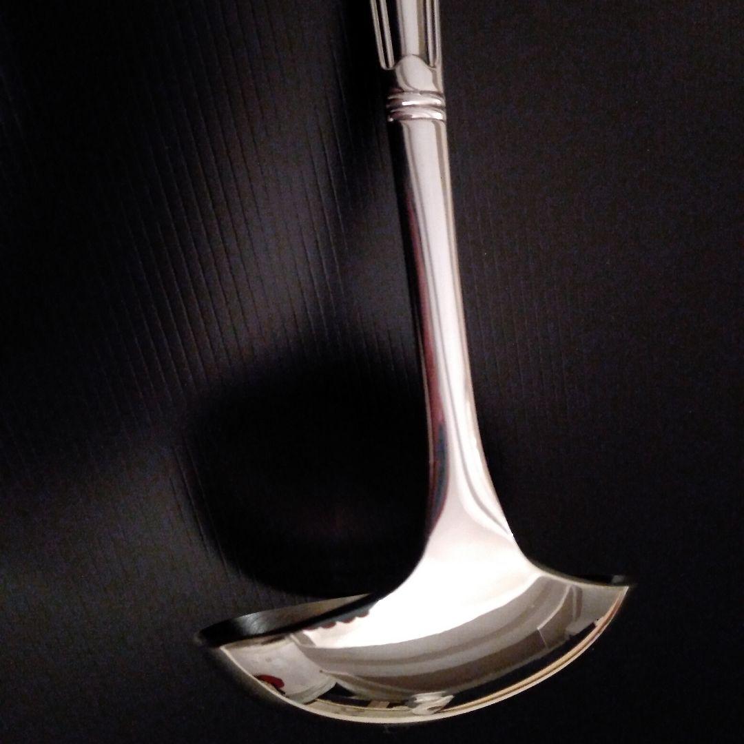 未使用品✨英国製/シルバーコーティング・ソースレードル