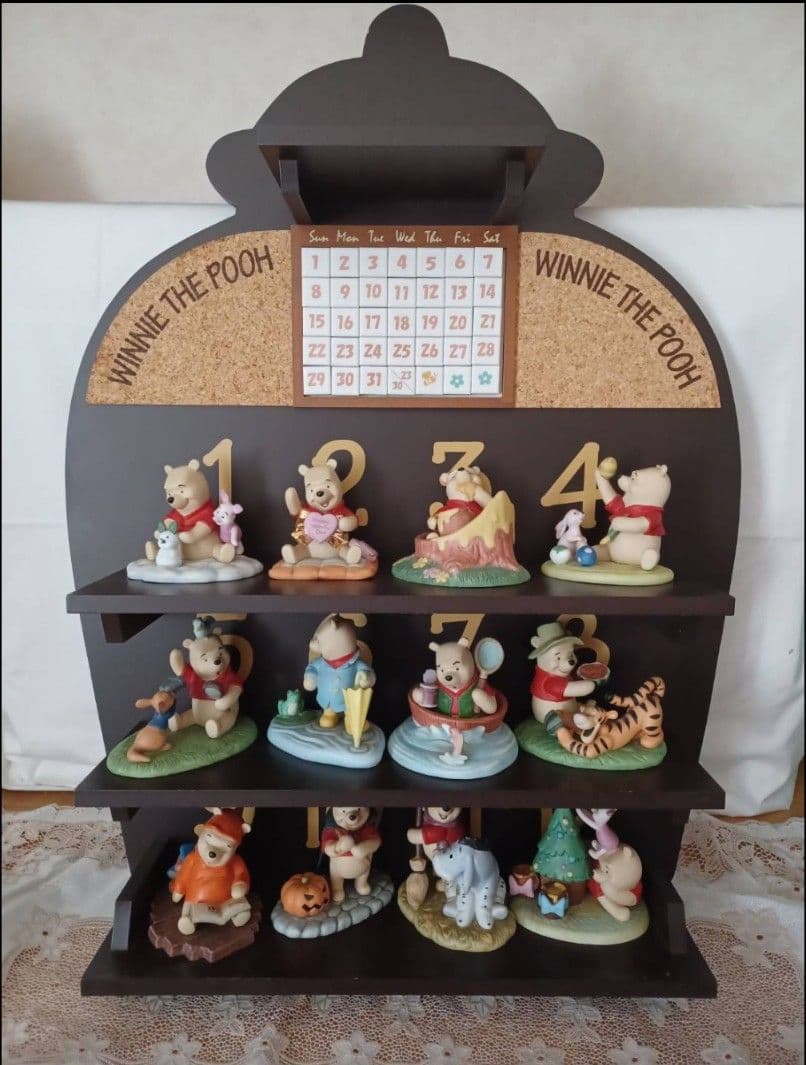 ◆超美品珍品♡WINNIE THE PHOO 万年カレンダー 超希少インテリア
