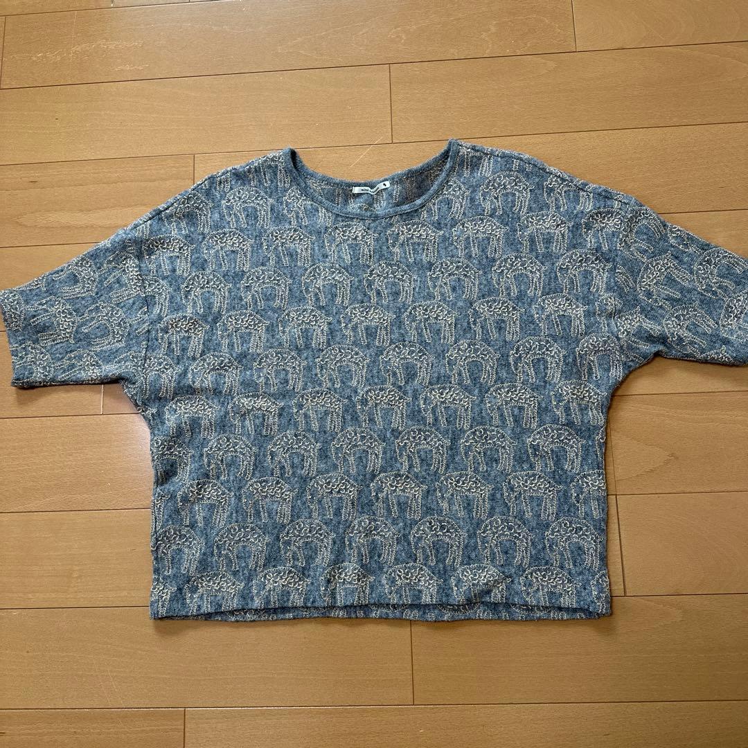 美品 ミナペルホネン ニット プルオーバー セーター count カウント 36