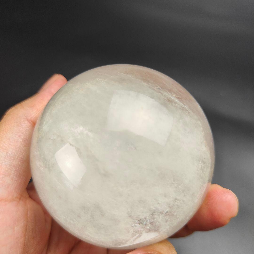 B2.天然水晶　アイリスクォーツ　レインボークォーツ　スフィア　天然石　処分