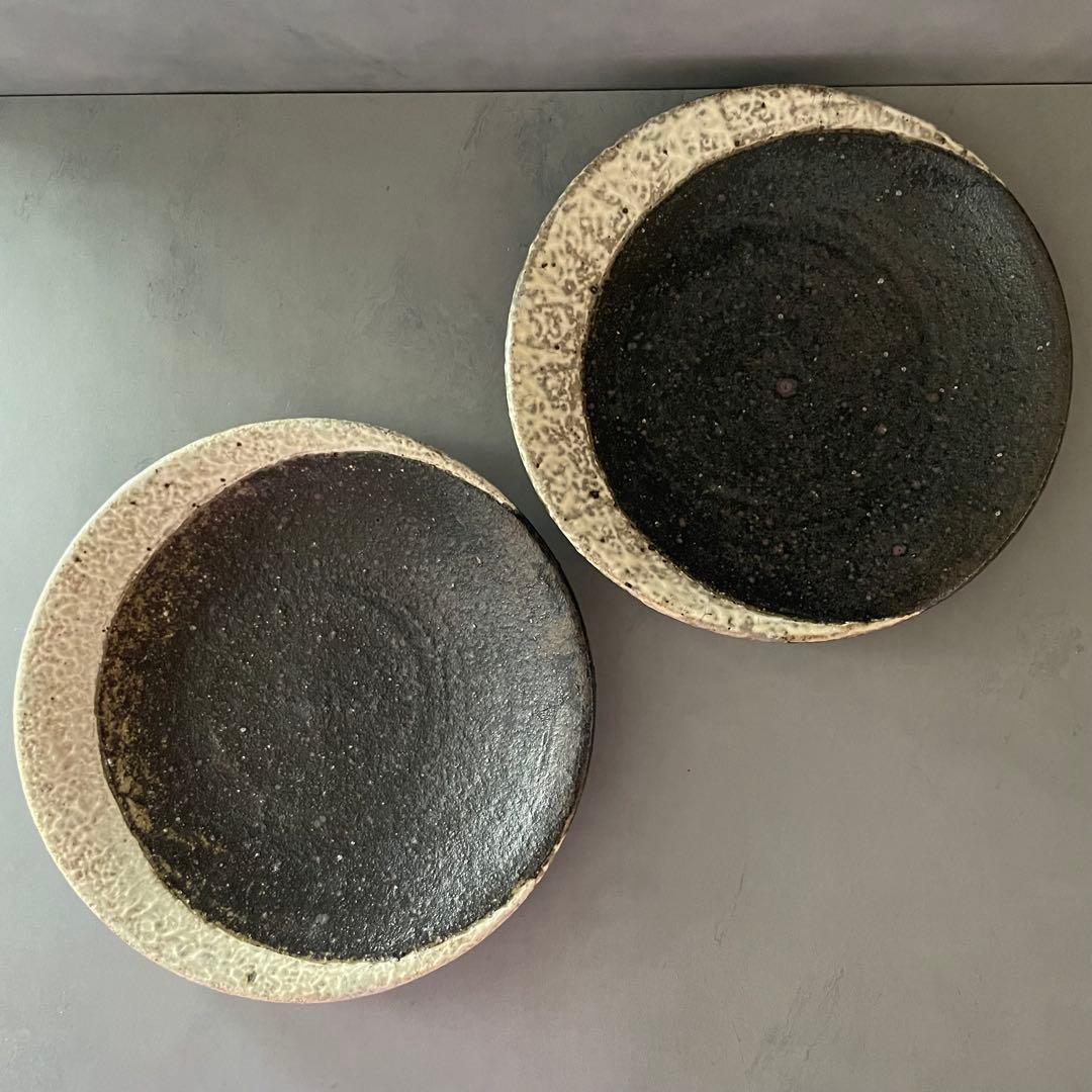 薮本寛之さんのお皿2枚