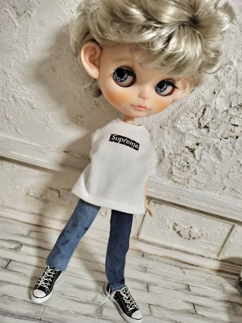 専用☆首傾げ★男の子アウトフィット付き★アイシードール★ネオサイズ22cmドール