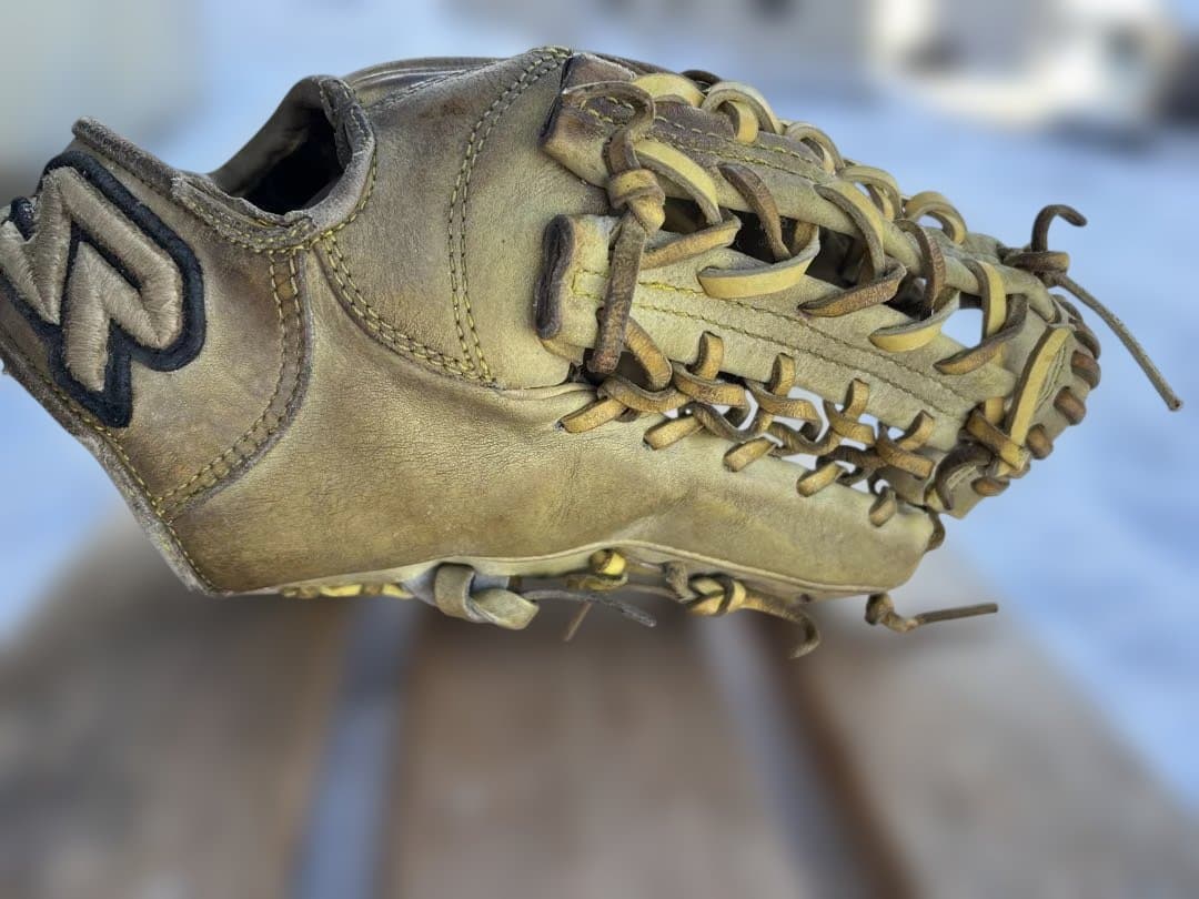 シュアプレイ SURE PLAY 硬式 投手用グラブグローブレザーベージュ