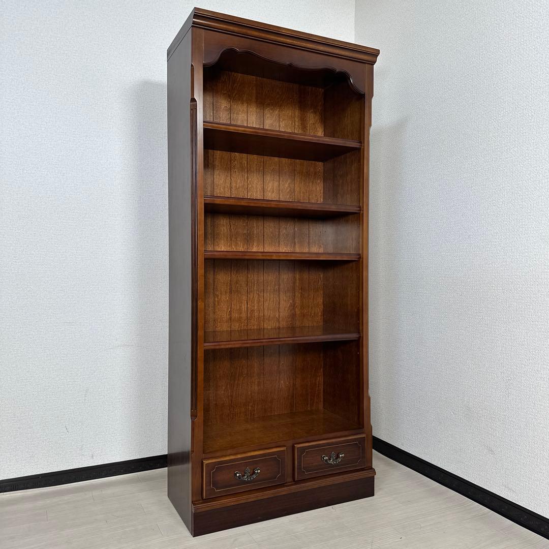 カリモク コロニアル 本棚 書棚 ブックシェルフ オープンシェルフ i1※