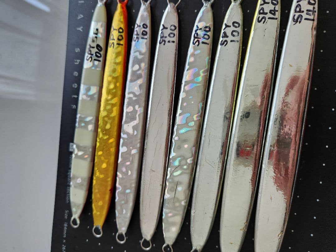 メタルジグ 多色セット SPY 100/140