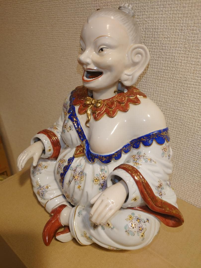 マイセン　パゴダ人形　女性神　フィギリン　高さ29cm　アンティーク　状態綺麗