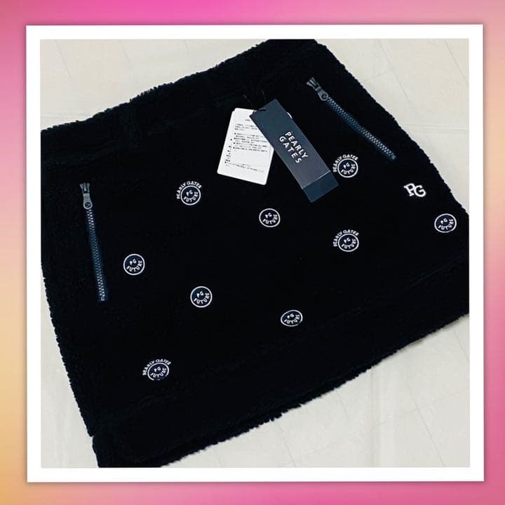 サイズ①☆パーリーゲイツ☆パイルジャガード　スカート ☆新品☆税込28,600円