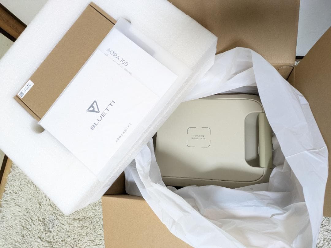 BLUETTI AORA 100 大容量ポータブル電源 1152Wh 1800W