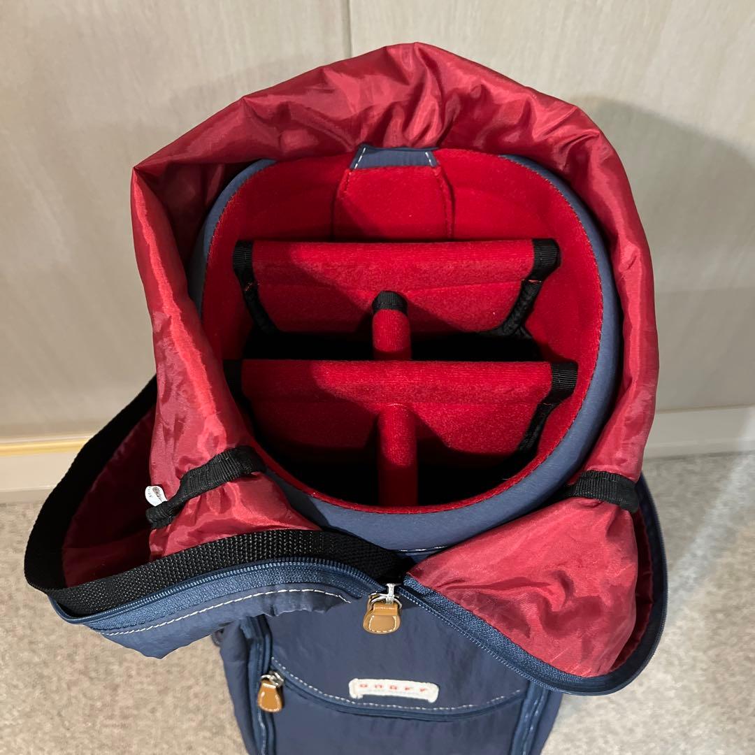 美品　オノフ　ネイビー ゴルフバッグ スタンド式