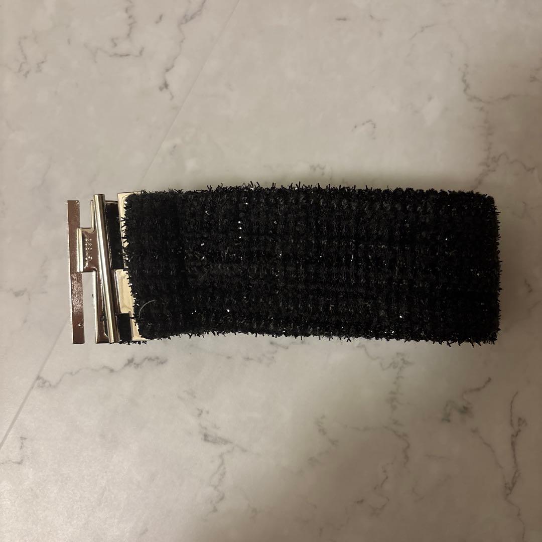 darich ダーリッチ　レディミディツイードダウンコート　ブラック