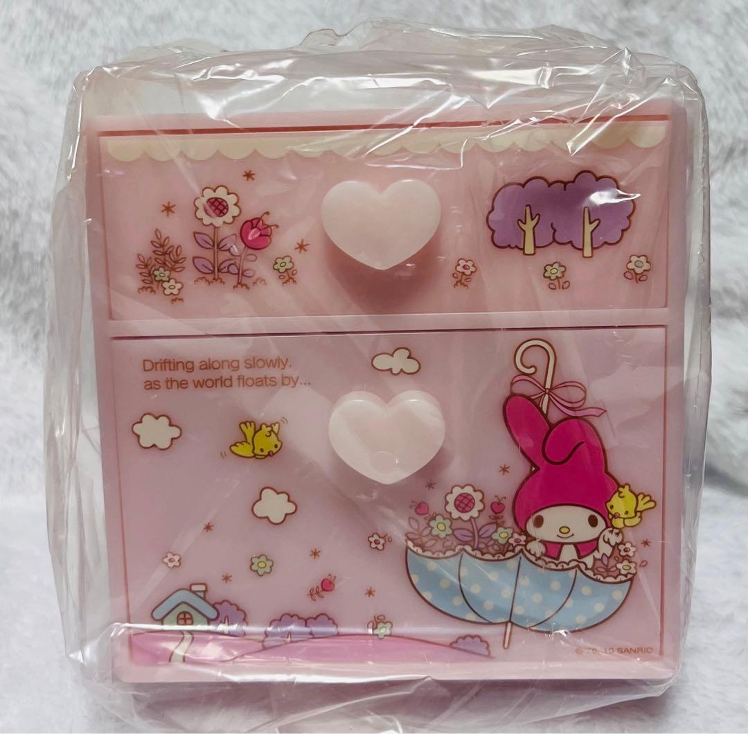 マイメロディ マイメロ ミニチェスト パラソル 新品 箱付き 2010年