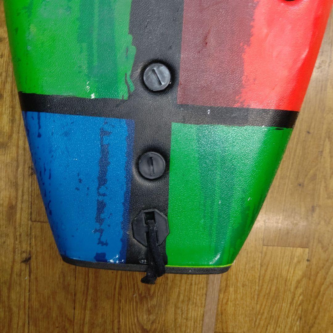 千葉県内有料でお届けします カラフルソフト ショートボード 3フィン