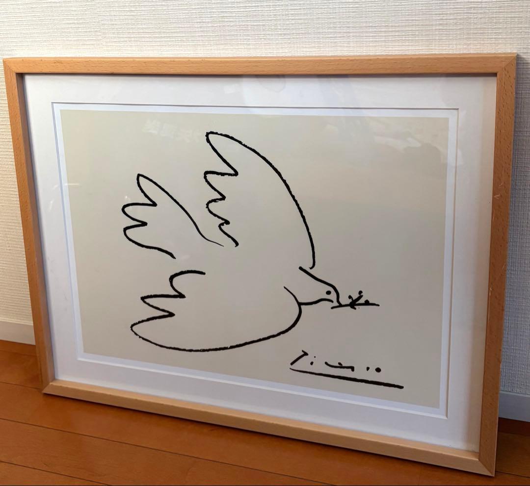 パブロ・ピカソ 鳩のリトグラフ「Dove of Peace」　IDEE