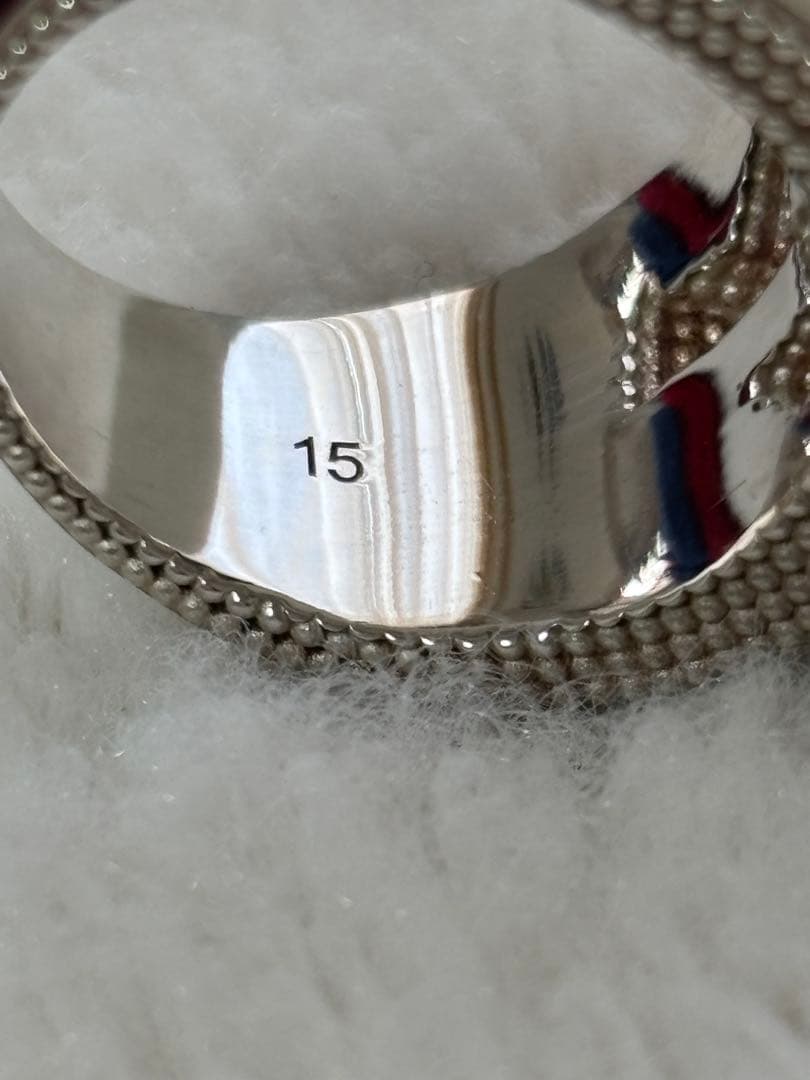 GUCCI インターロッキング　シルバー　リング