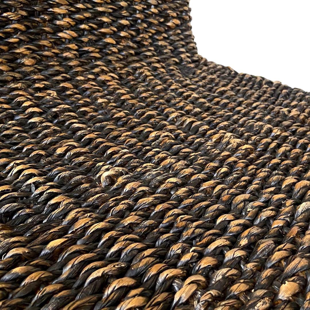 アジアン ウォーターヒヤシンス 1人掛け パーソナルチェア 天然素材 ブラウン