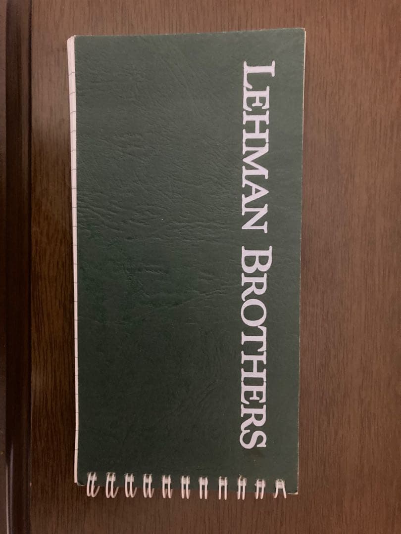 LEHMAN BROTHERS ボールペン、メモ帳