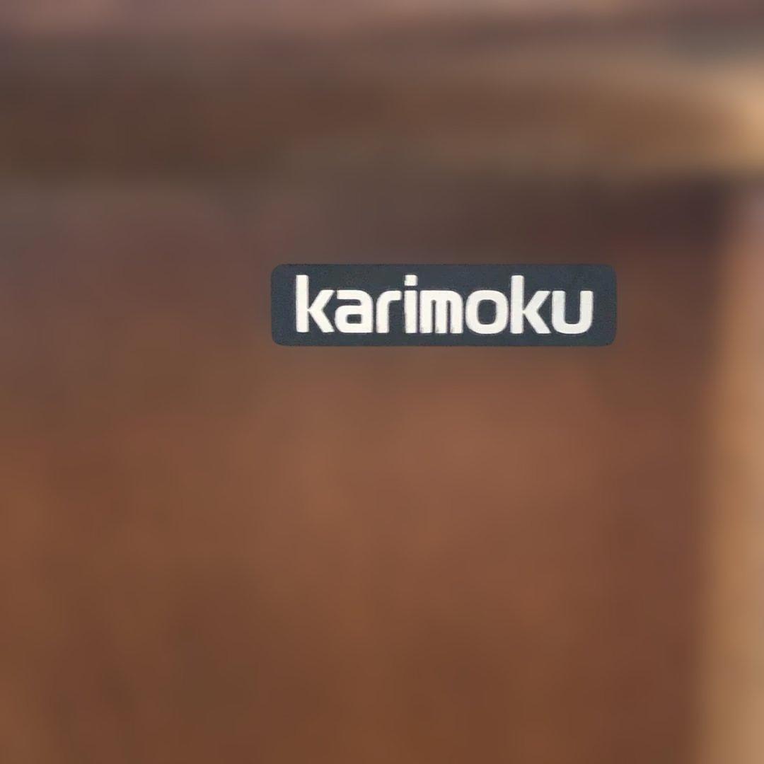 送料無料 カリモク 両袖机 デスク 高級 書斎机 重厚 天然木 251126