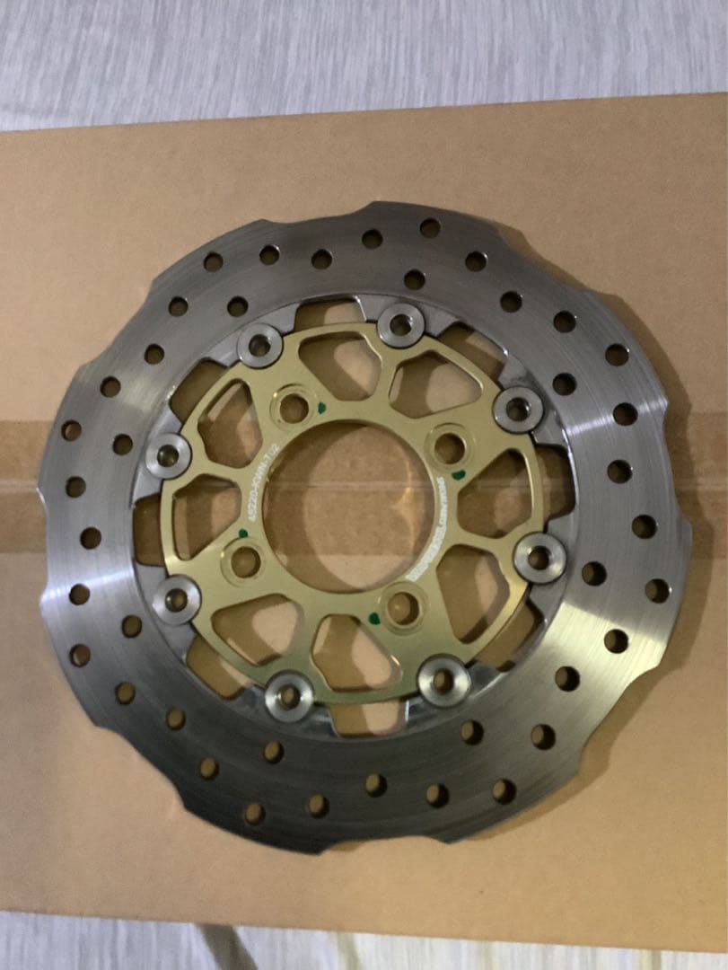 武川/モンキー125/ディスクブレーキ ステンレス製 シルバー/ゴールド