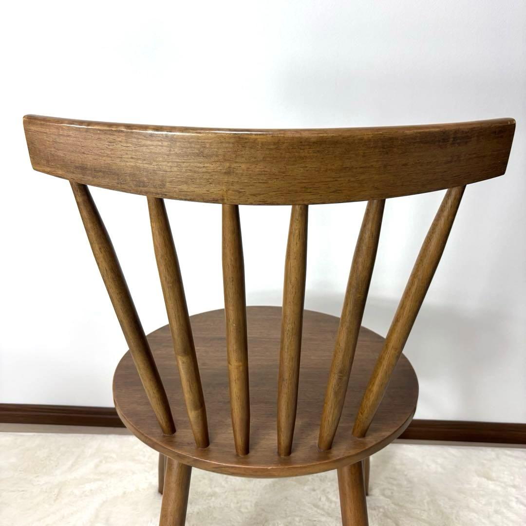 ニトリ NITORI 木製 ダイニングチェア スピンドルバック DC NUTS