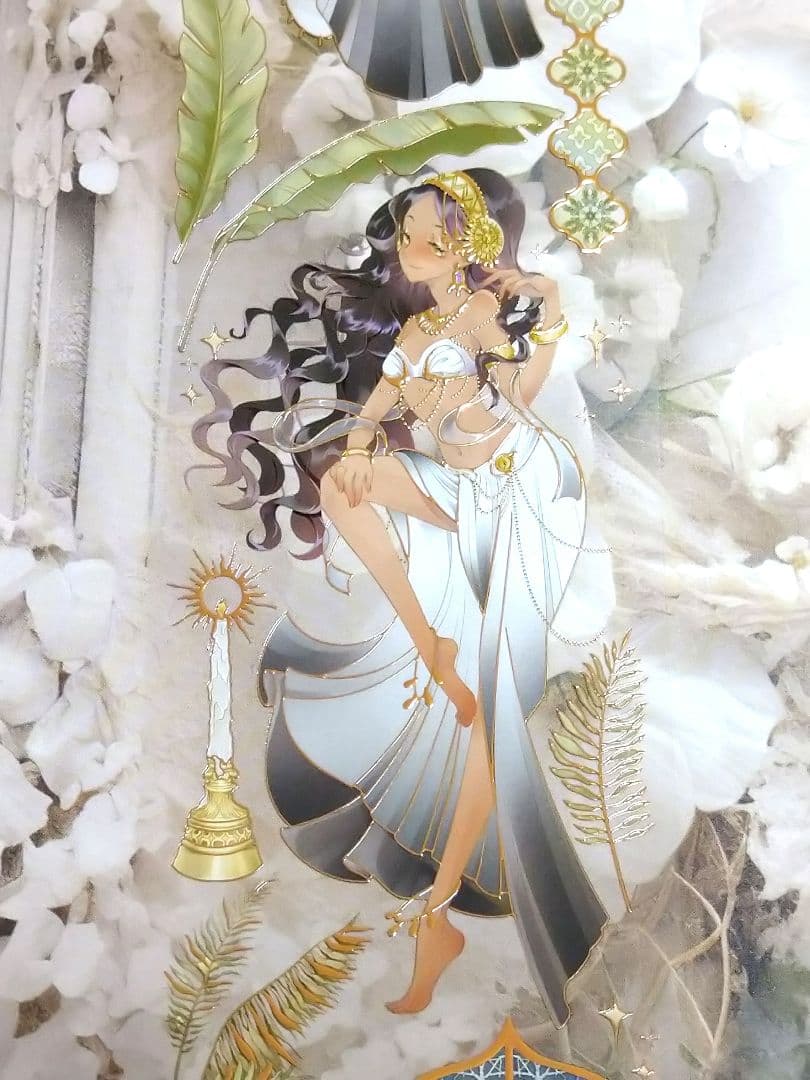 ✩再販✩J1104＃夜譚少女(烫金)703工作室切り売り海外人物マステ女の子