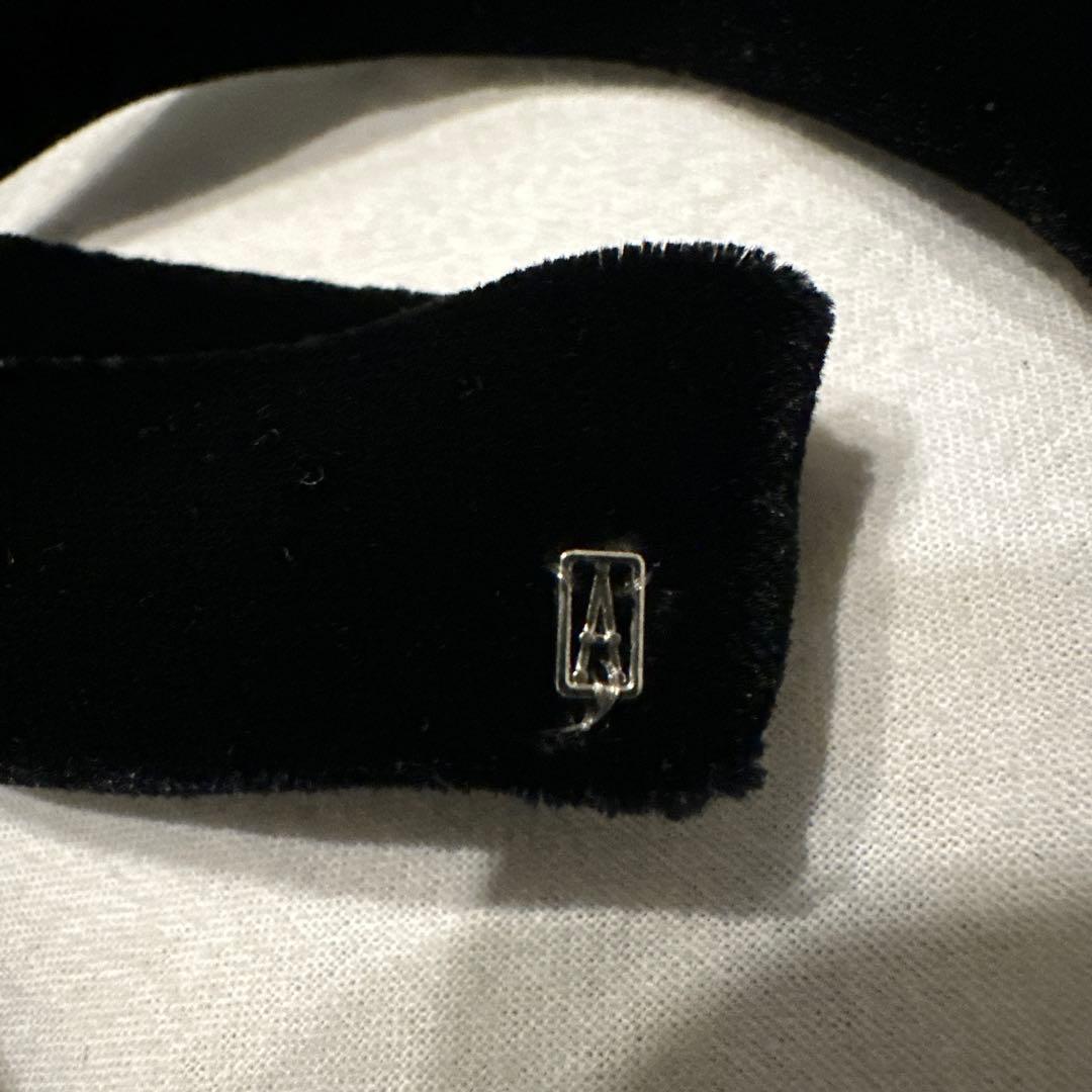 ベルベット 黒 ヘアアクセサリー ALEXANDRE DE PARIS