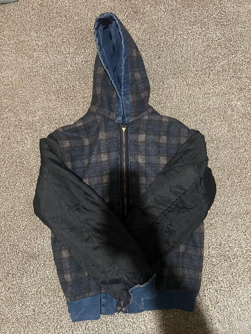 Carhartt 　アクティブパーカー　星タグ　デニム