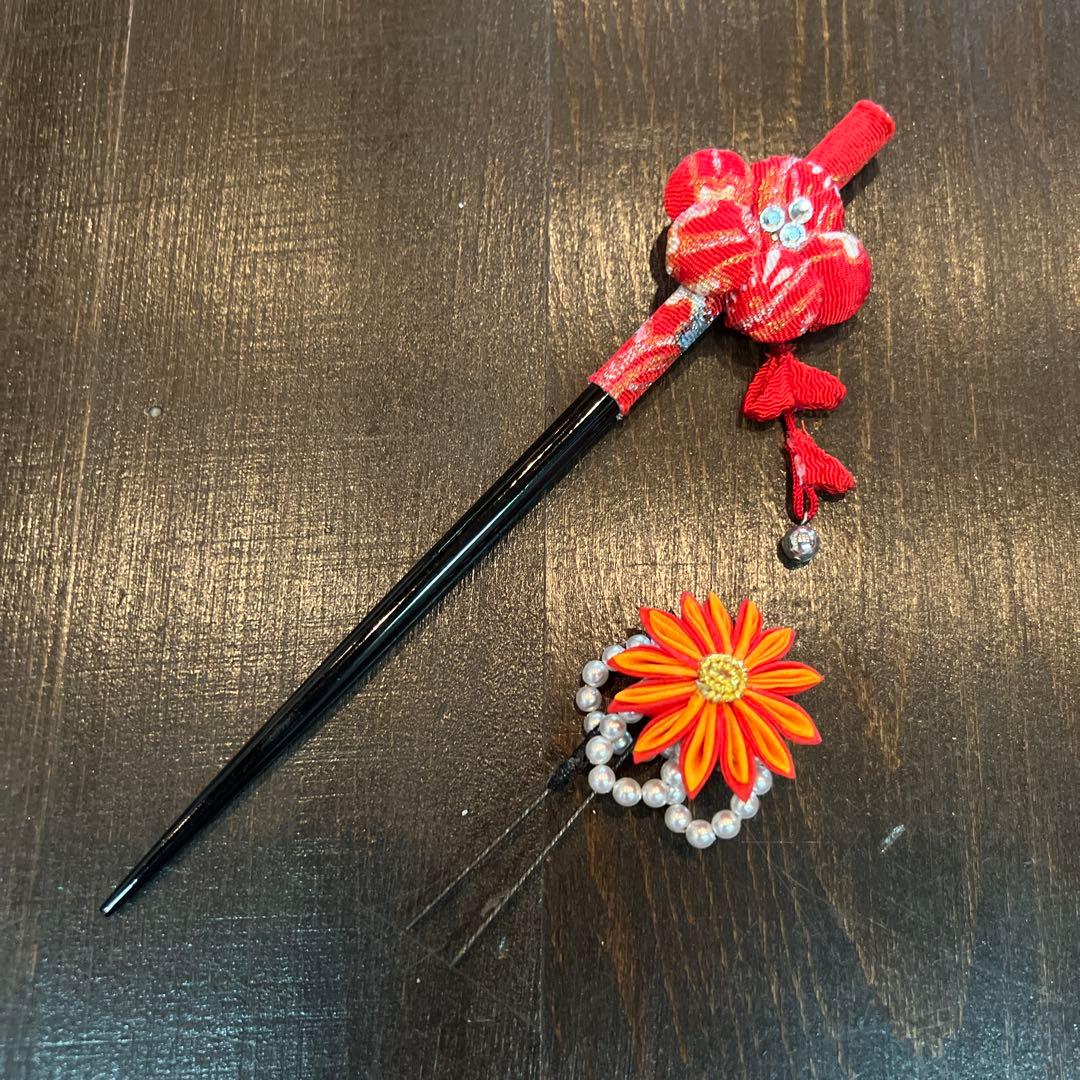 アンティーク 七五三 七歳 着物 作り帯 草履他小物一式 フルセット 御所車 絹