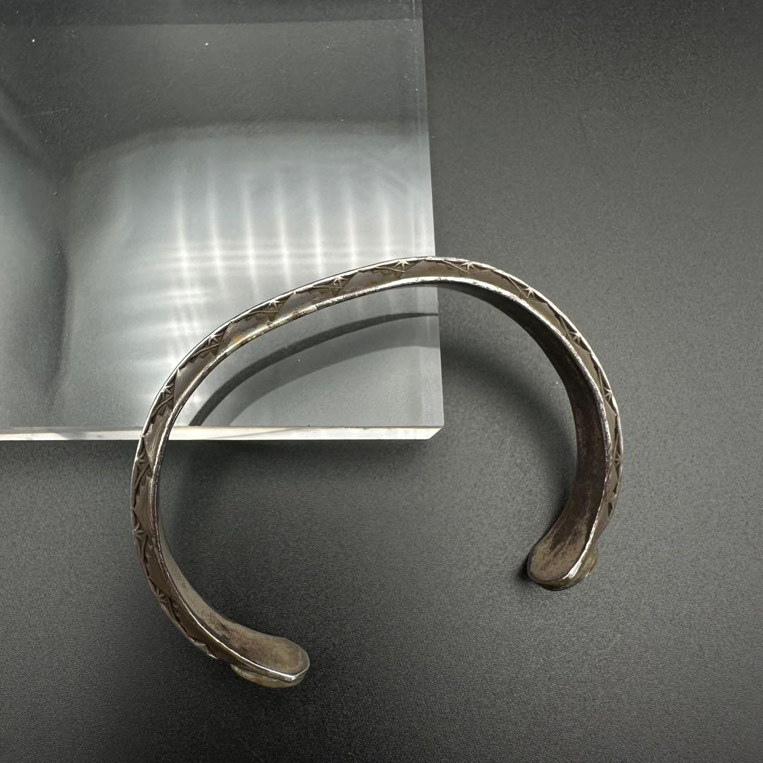 LUCKY JOHN スタンプワーク　バングル　ヘビーゲージ　Sterling