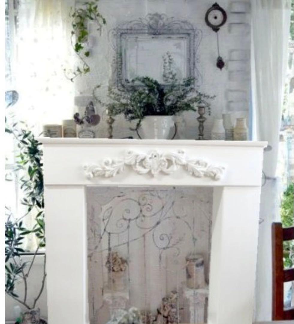 ヨーロピアン マントルピース クラッシックG  国産 アンティーク風　暖房収納