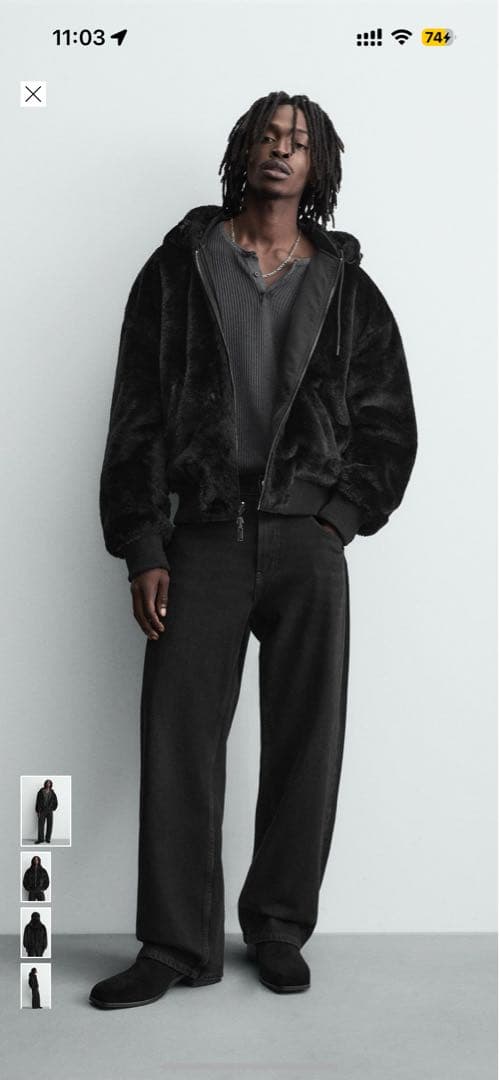 ZARA リバーシブルボンバージャケット 2025