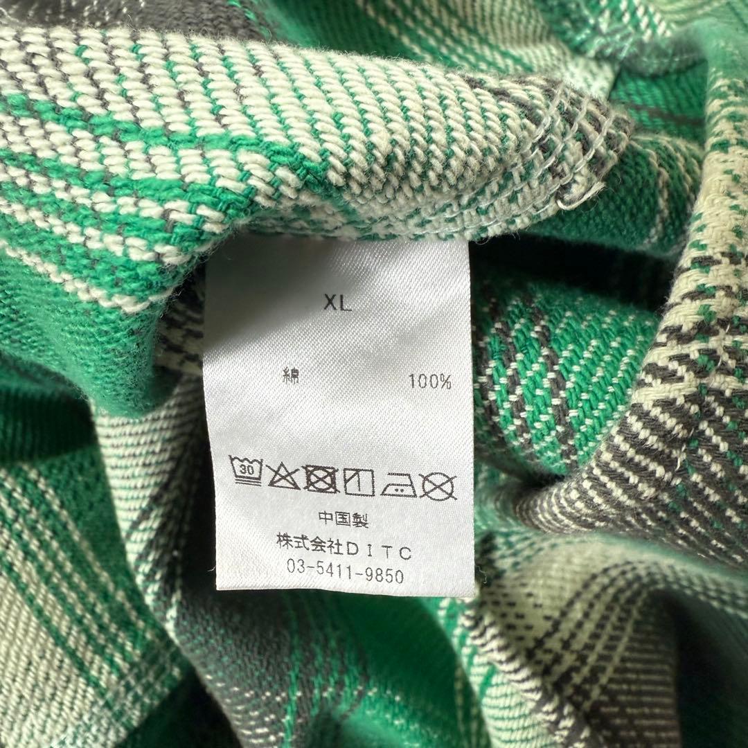 トップス BOWWOW HEAVY WEIGHT FLANNEL SHIRTS AGING