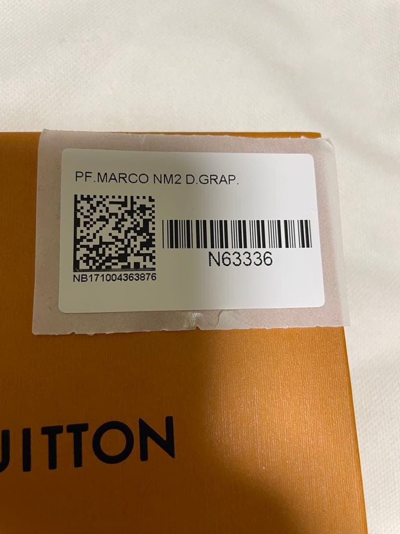 みゆあ様　☆美品☆箱付☆ルイヴィトン 折り財布 ポルトフォイユマルコ ダミエグラ