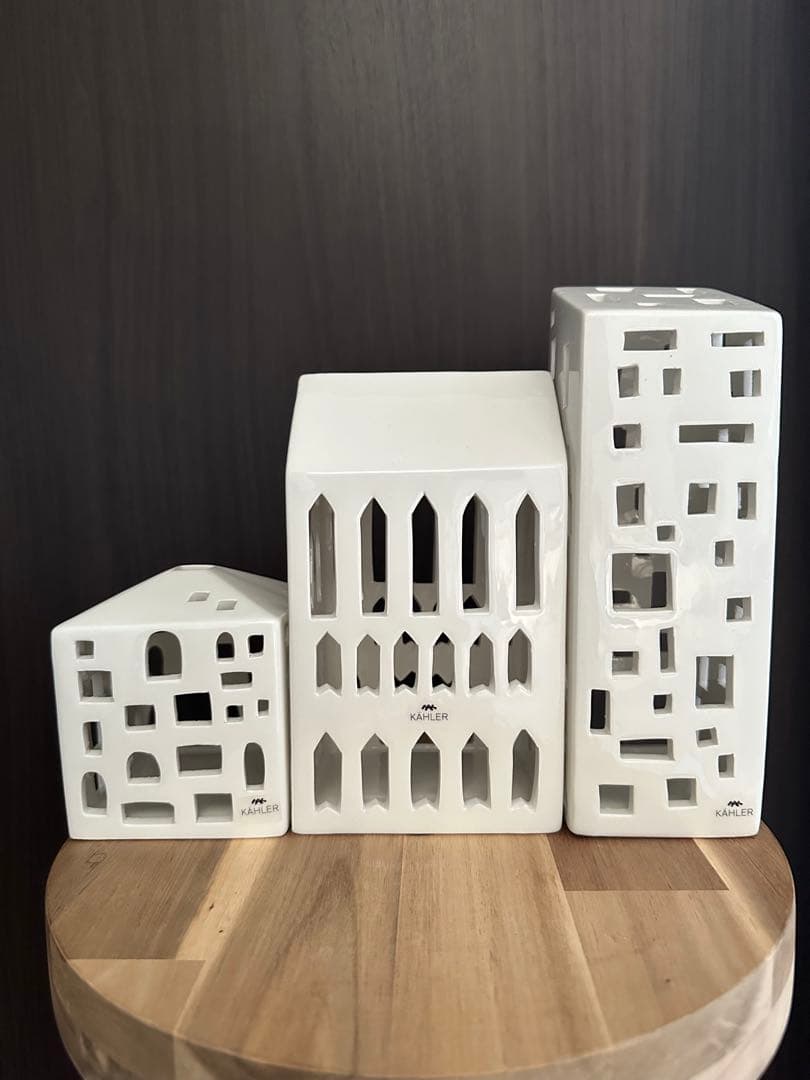 KAHLERケーラー URBANIAアーバニアキャンドルホルダー3点セット箱あり