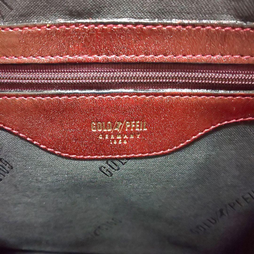 ゴールドファイル ボストンバッグ オールレザー ゴールド金具 ドイツ製 最高級