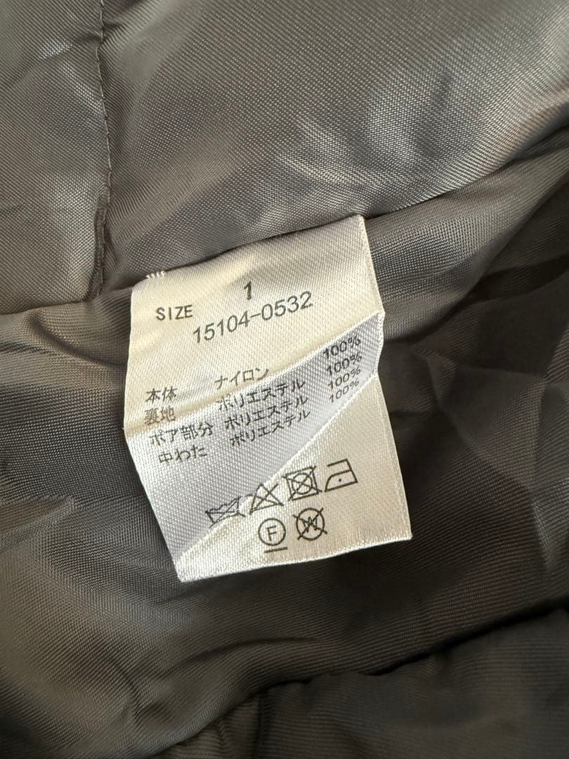 CLANE　BALLOON DESIGN HOODED N3B　カーキ　1