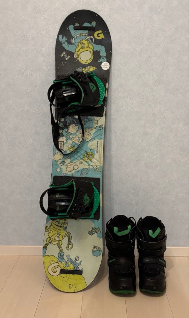 burton キッズ 110 スノーボード ビンディング ブーツ セット
