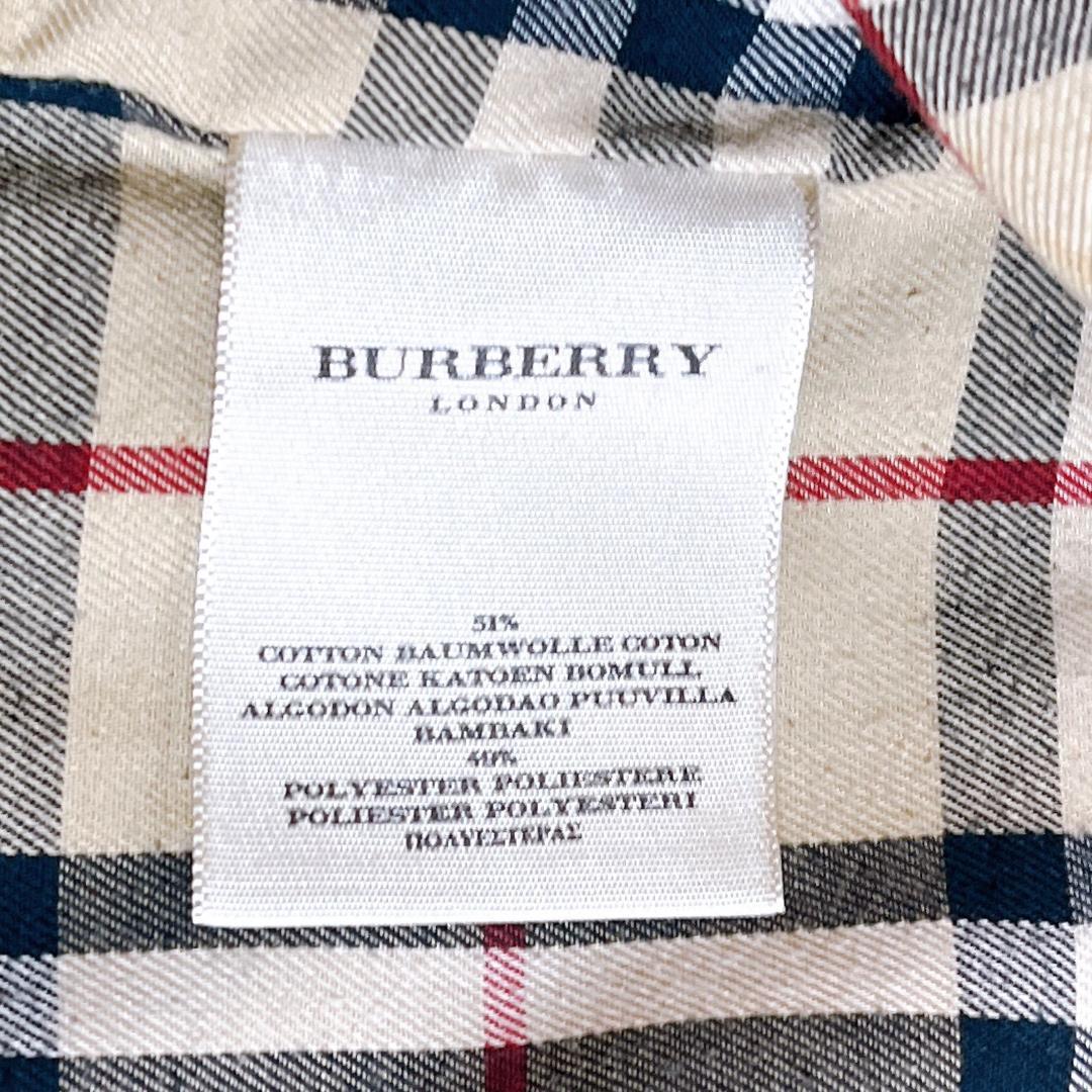 BURBERRY ロンドン ノバチェック トレンチコート NV クリーニング済み