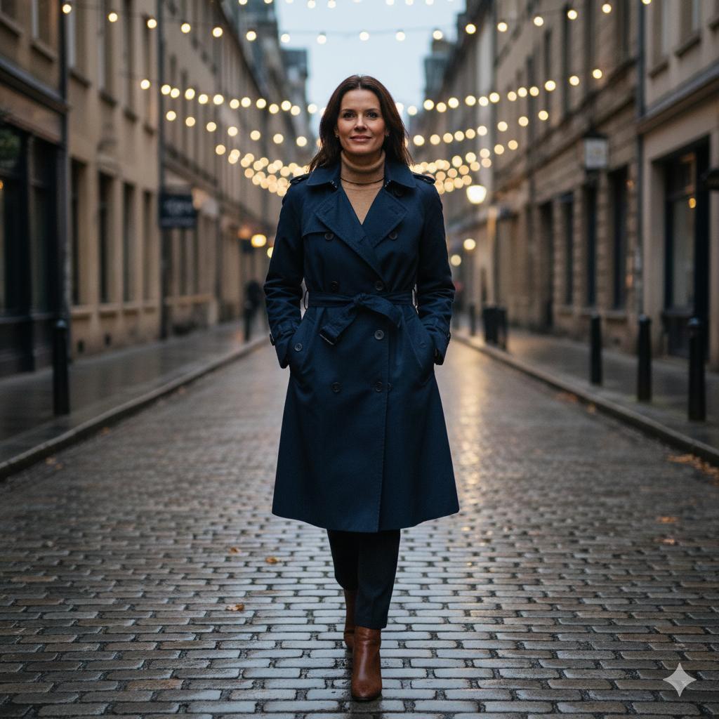 BURBERRY ロンドン ノバチェック トレンチコート NV クリーニング済み