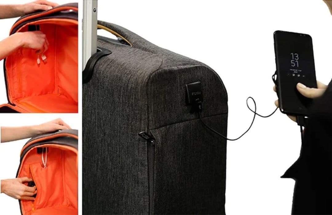 スーツケースのジレンマが解決Rolluxでもうサイズ選びに悩みません！ 2段式