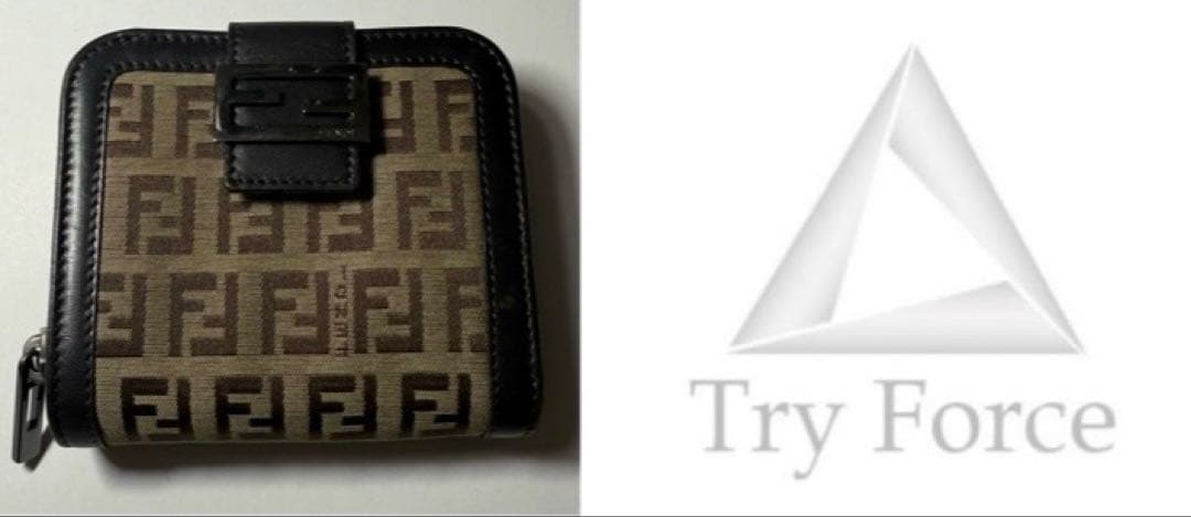 FENDI フェンディ　財布　二つ折り　ラウンドジップ　S8168