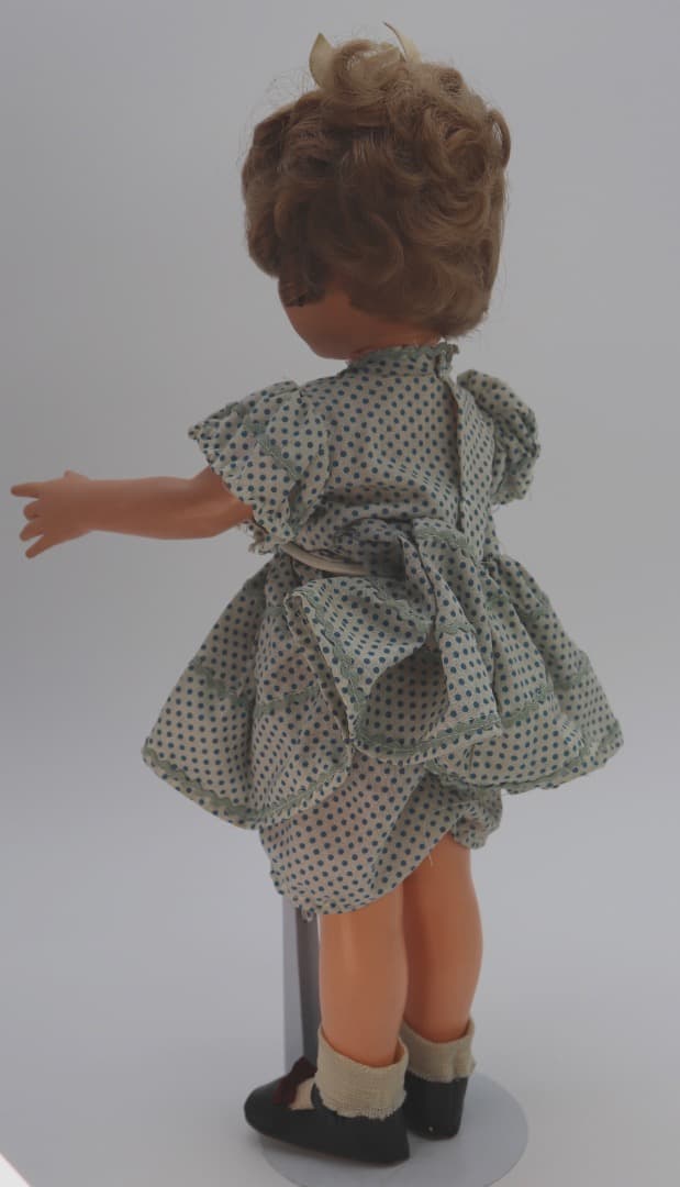 ビンテージ、シャーリー・テンプル人形 ポルカドットのドレス IDEAL