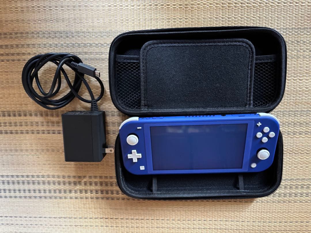 Nintendo Switch Lite ブルー本体 充電器 ケース付き