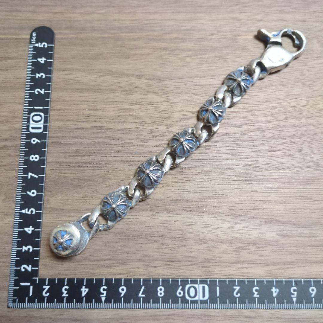 フローラルデザイン シルバー ブレスレット 重量級 ノーブランド