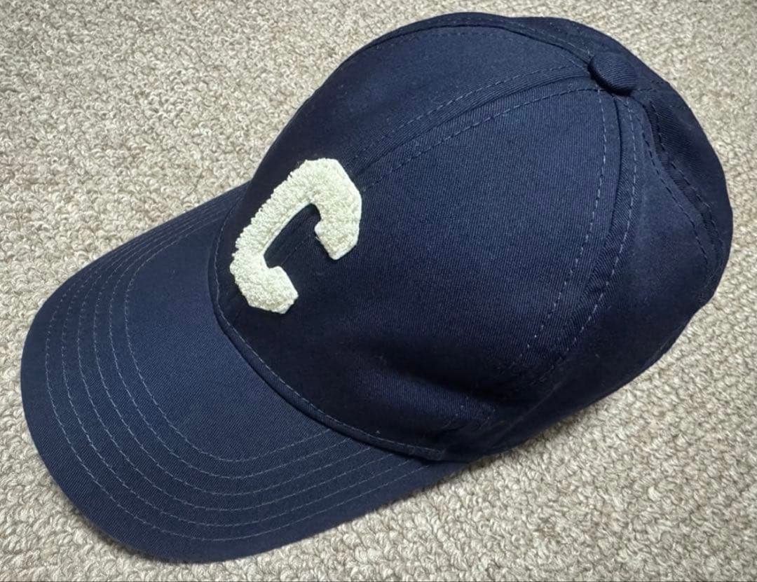 CELINE セリーヌ Cロゴ キャップ Sサイズ