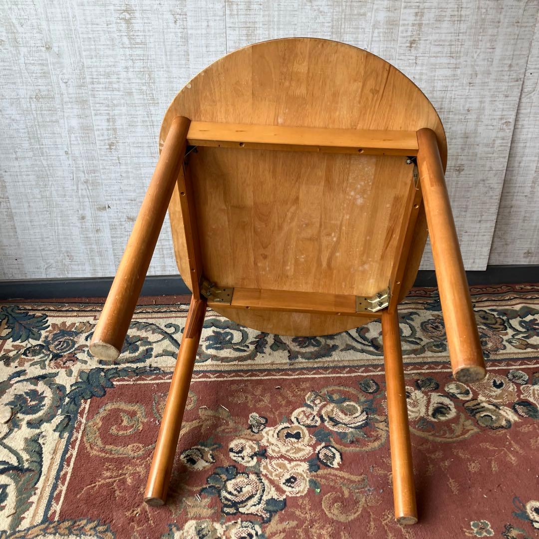 北欧レトロ 光製作所 天然木 楕円形ダイニングテーブル 古道具古家具 ビンテージ