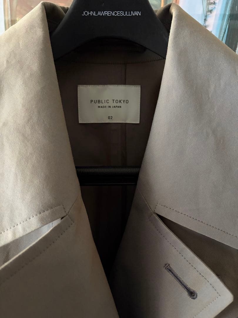 PUBLIC TOKYO トレンチコート　ベージュ　サイズ02