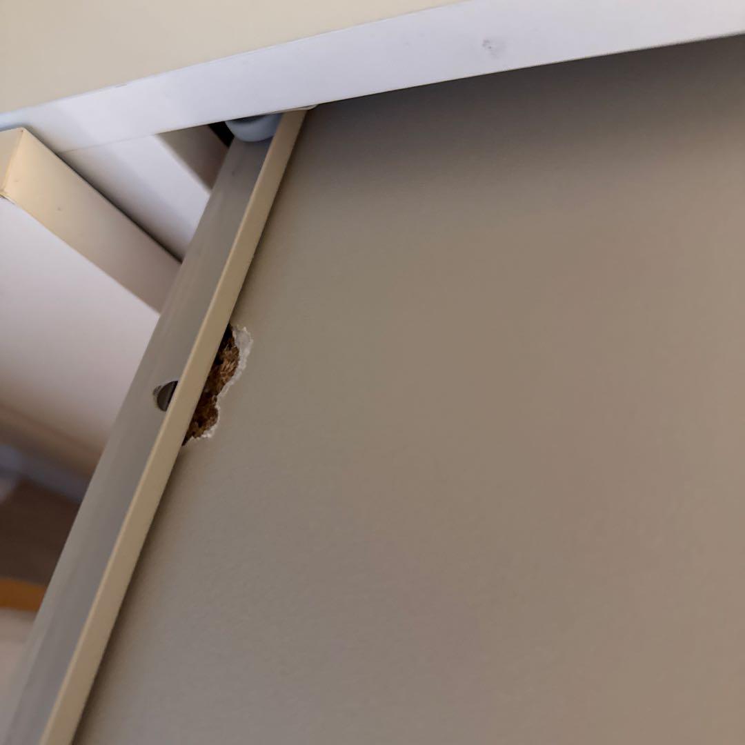 【価格変更】IKEA マルム　チェスト　4段　ガラストップ付き