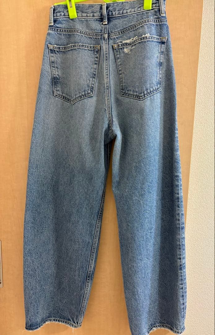 はれるや様用　ブラックバイマウジー　プナビンテージロングデニム