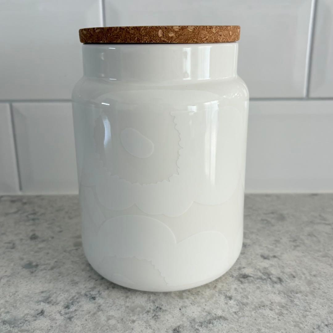 マリメッコ☆コルク蓋つきジャー 1.2L