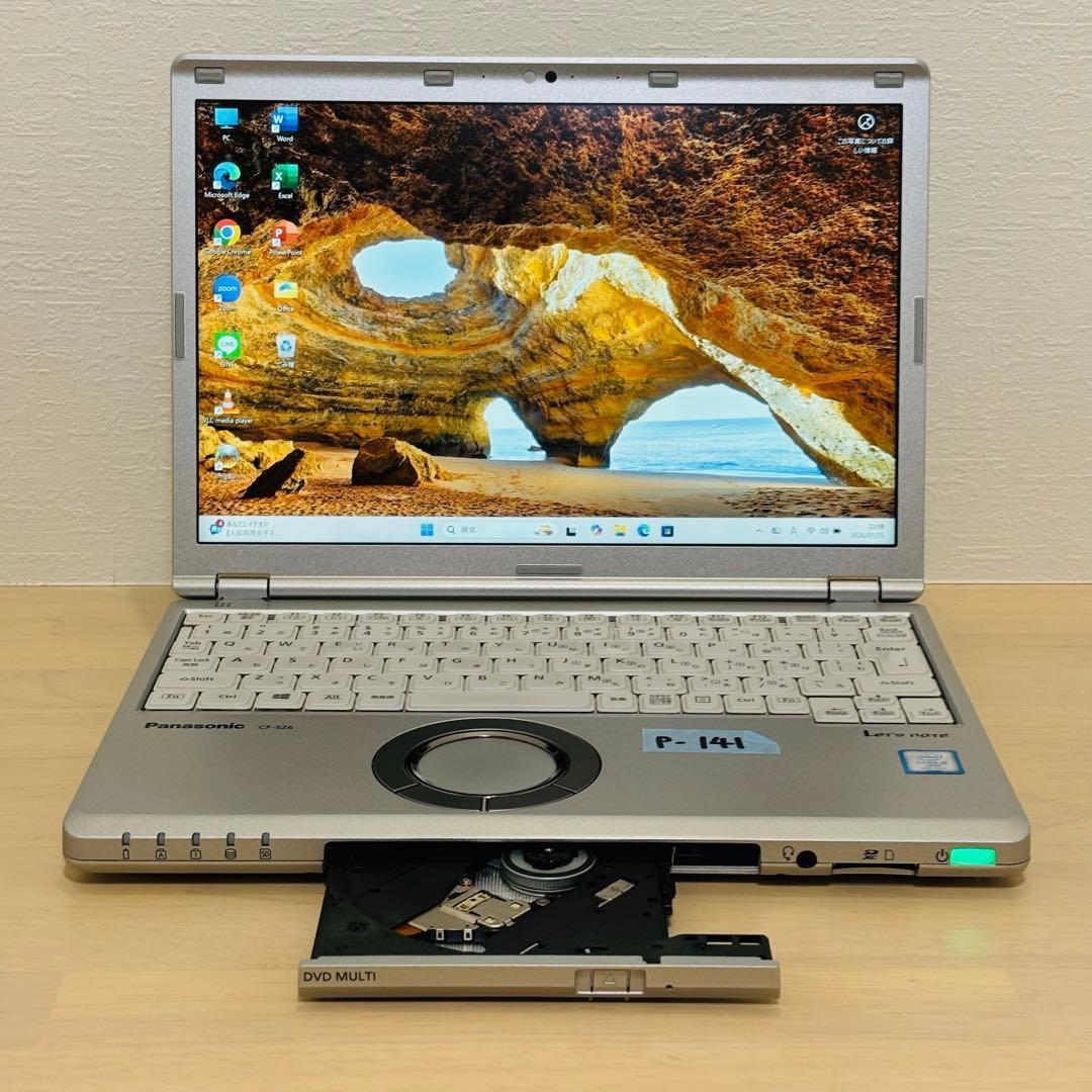 レッツノート PC Windows11 SSD DVD オフィス付き P-141